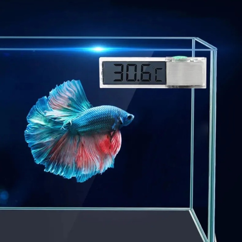 Marine Aquarium Heater - 1 adet akvaryum termometresi elektronik LCD