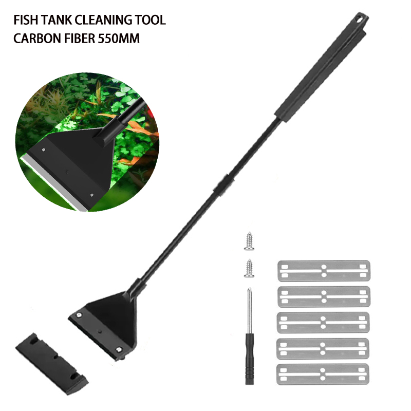 Marine Aquarium Glass Scraper - Akvaryum Temizleme Aleti Balık Tankı Düz
