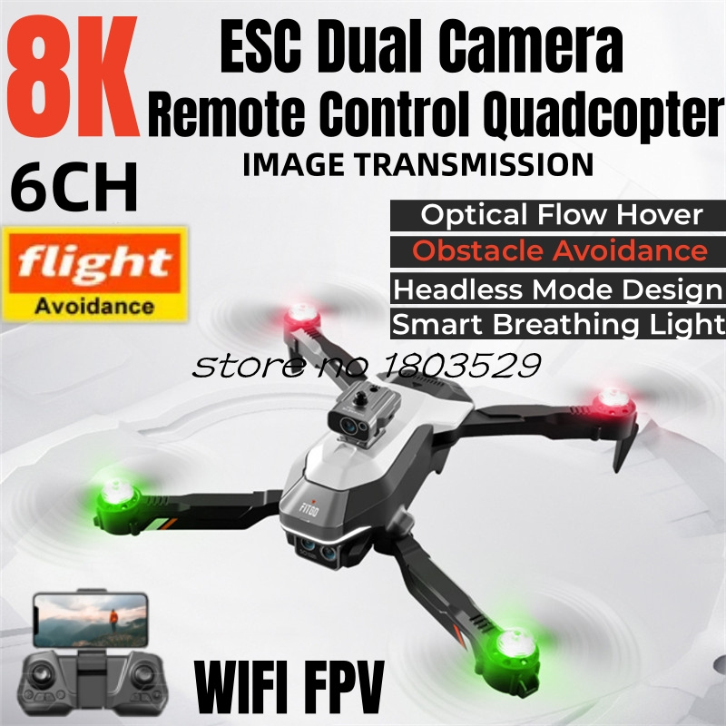 Overflow Box Dual - 8K ESC Çift Kamera FPV Uzaktan