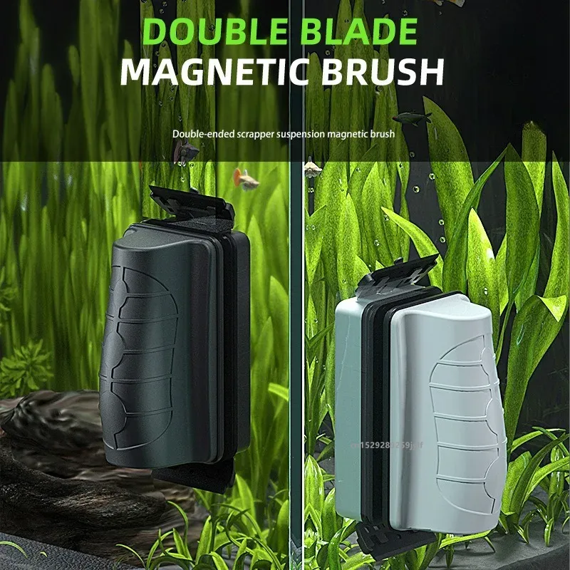 Marine Aquarium Glass Scraper - Küçük Manyetik Akvaryum Balık Tankı Fırçaları
