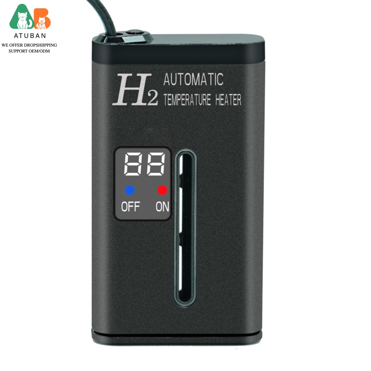Marine Aquarium Heater - ATUBAN15-50W Dalgıç Dijital Ekranlı Mini Akvaryum