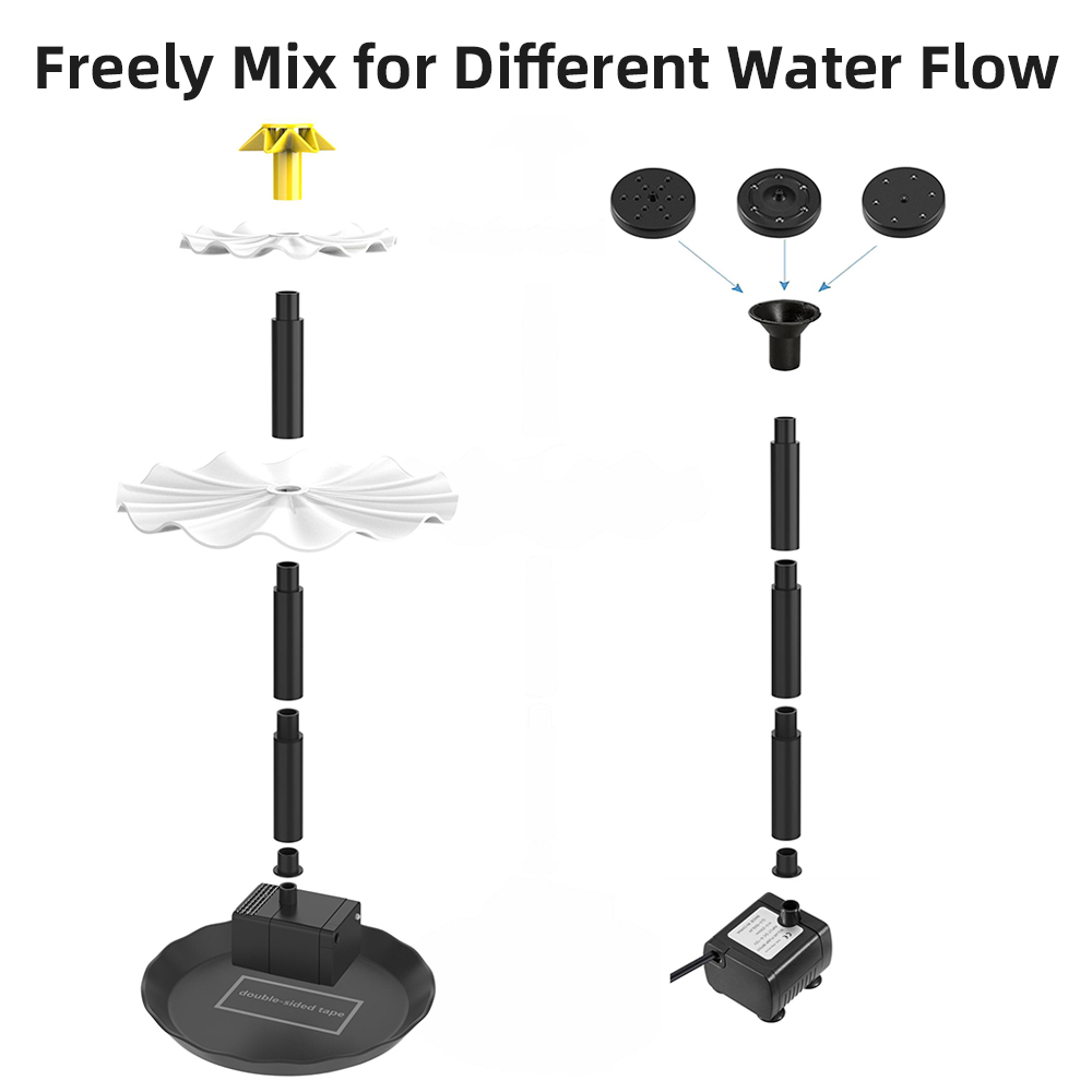 Güneş çeşme pompa kuş banyosu  - Marine Aquarium Lamp incelemesi ve fiyatı