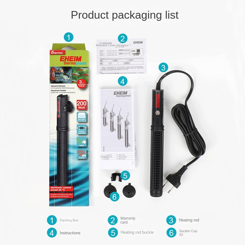 EHEIM-Otomatik Sıcaklık Kontro - Marine Aquarium Heater incelemesi ve fiyatı