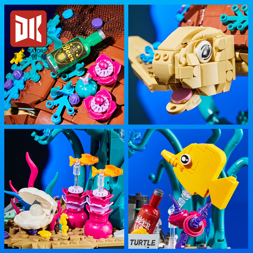 1271 Parça Deniz Kaplumbağası  - Marine Aquarium Cube incelemesi ve fiyatı