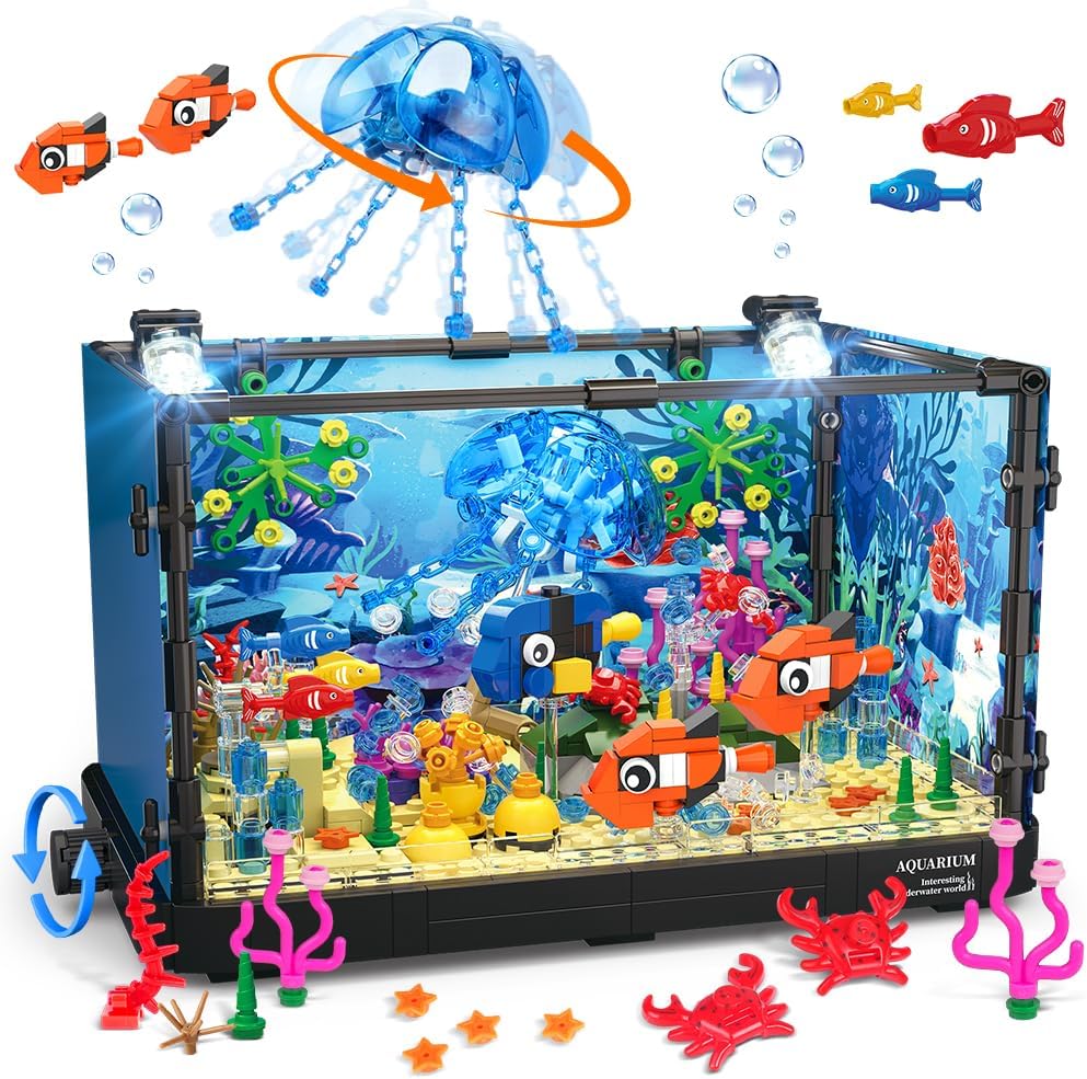 Işıklı Balık Tankı Blok Seti,  - Marine Aquarium Cube incelemesi ve fiyatı